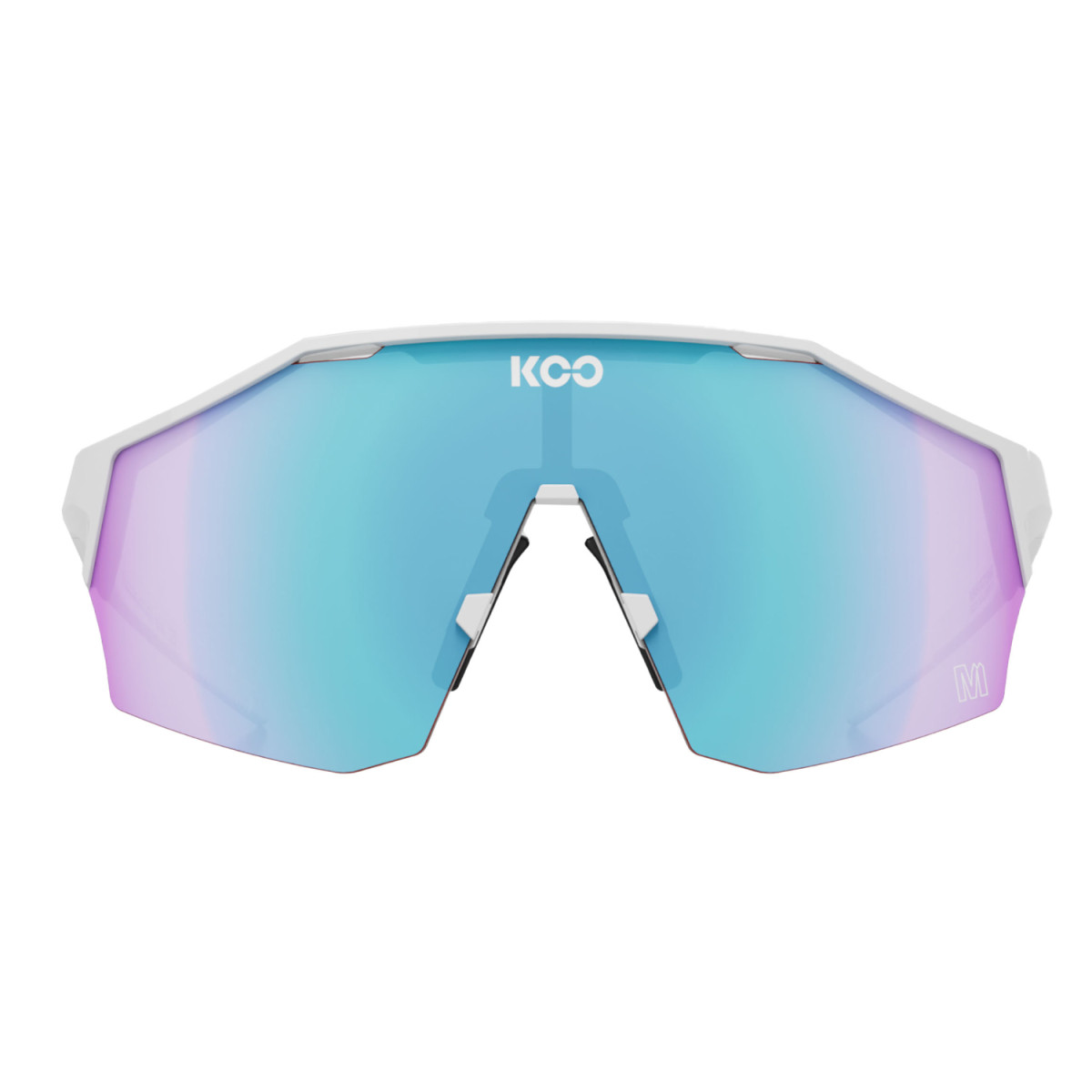 Koo Alibi White Matt Turquoise Mirror - Maratona dles Dolomites